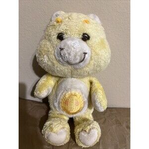 Vintage 1983 Care Bears Funshine Bear Yellow 13" Stuffed Toy Kenner Original